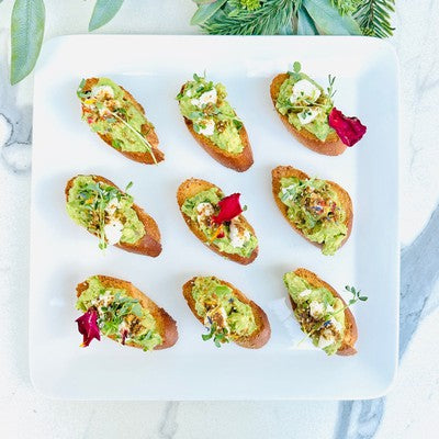 Cold Savoury Canapes - Gluten Free & Vegan