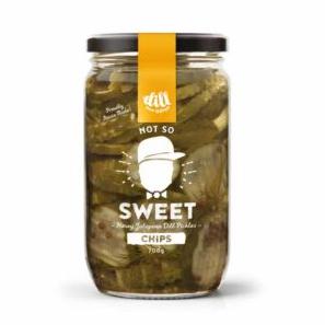Dillicious Not So Sweet Chips - Dill Pickles 700g - Rosalie Gourmet Market