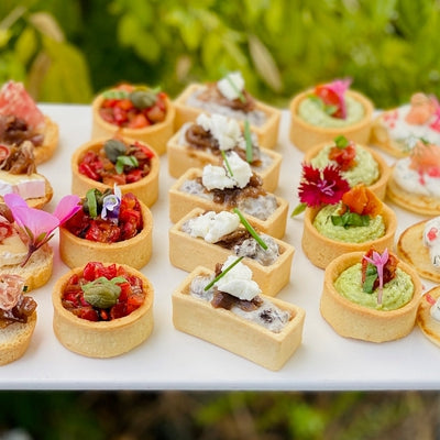 Gluten Free Cold Canapes Mini Tarts