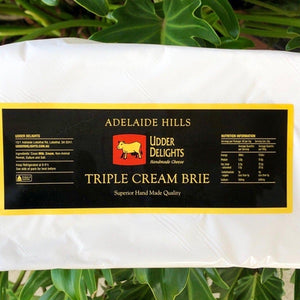 Adelaide Hills Udder Delights - Triple Cream Brie - approx 125g - Rosalie Gourmet Market