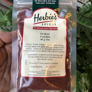 Herbies - Sumac Crushed 45g - Rosalie Gourmet Market