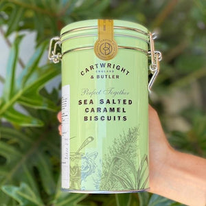 Sea Salted Caramel Biscuits - Cartwright & Butler (Tin) - Rosalie Gourmet Market