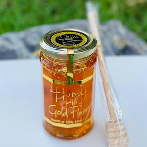 Honey with Gold Flakes 300g - Ogilvie - Rosalie Gourmet Market