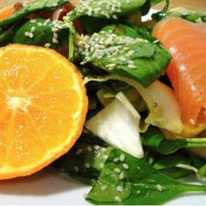 Recipes by Rosalie Gourmet Market-Hot Smoked Salmon Citrus Salad-Rosalie Gourmet Market