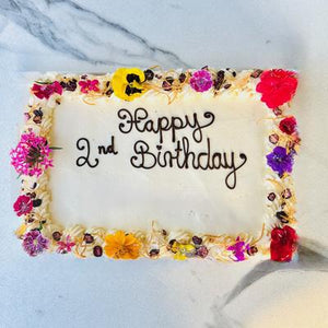 Wedding / Celebration Raspberry Lemon Yoghurt Cake with Cream Cheese Frosting - Slab