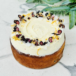 Blueberry, Lemon & Coconut Yoghurt Cake with Cream Cheese Frosting - Rosalie Gourmet Market