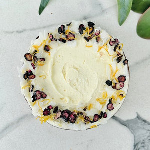 Blueberry, Lemon & Coconut Yoghurt Cake with Cream Cheese Frosting - Rosalie Gourmet Market