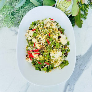 Roasted Cauliflower & Pistachio Cypriot Salad (V, GF, DF, Vegan) - Rosalie Gourmet Market