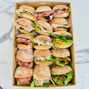 Vegan Mini Ciabatta Roll Box (V, DF, Vegan) - Rosalie Gourmet Market