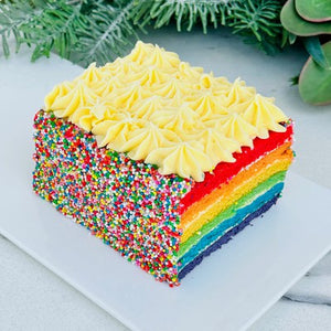 Rainbow Bar Cake - Rosalie Gourmet Market