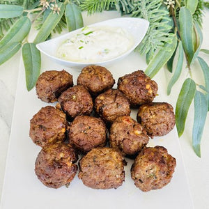 Lamb, Feta & Pomegranate Meatballs (GF) - Rosalie Gourmet Market