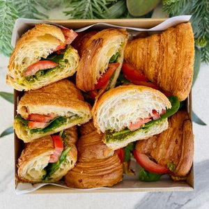 Vegan Croissants with Pesto, Tomato & Spinach - Box - Rosalie Gourmet Market