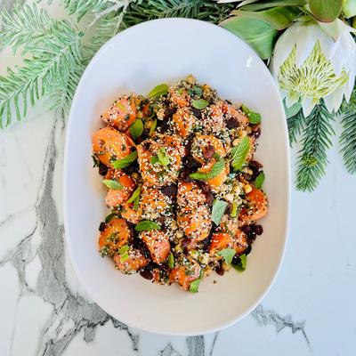 Christmas Honey, Sesame & Soy Carrot Salad (V, GF, DF, NF)