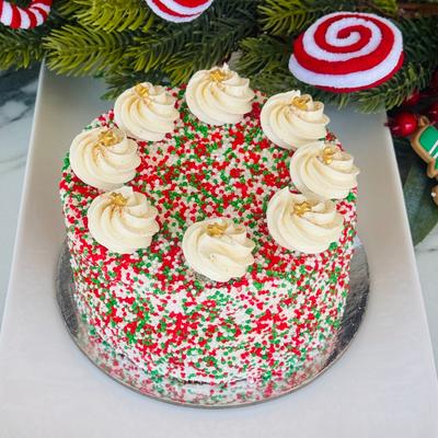 Christmas Fairy Bread Cake