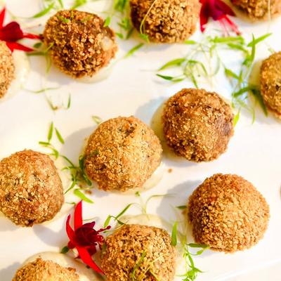 Falafel with vegan tzatziki (V, GF, DF, Vegan) - Rosalie Gourmet Market