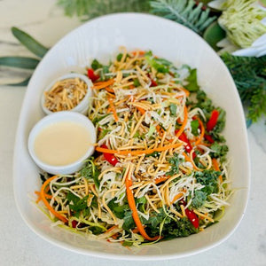 Christmas Cabbage & Kale Slaw (V, GF, DF, Vegan)