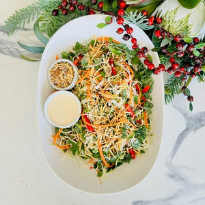 Christmas Cabbage & Kale Slaw (V, GF, DF, Vegan)