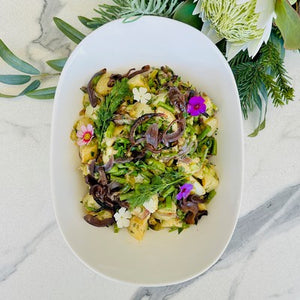 Christmas Potato Salad - Green Beans, Roasted Red Onion & Zesty Vinaigrette (V, GF, DF)