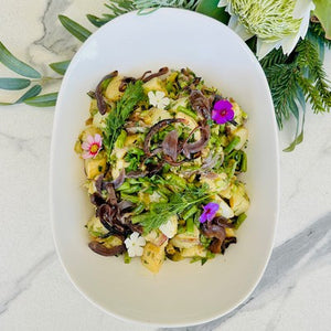 Christmas Potato Salad - Green Beans, Roasted Red Onion & Zesty Vinaigrette (V, GF, DF)