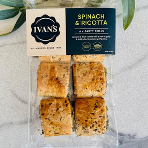 Ivan's - Spinach & Ricotta Party Rolls - pack of 6 (frozen)