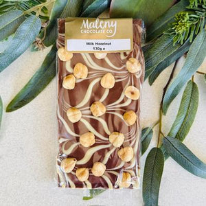 Maleny Chocolate Co - Milk Hazelnut 130g