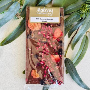 Maleny Chocolate Co - Milk Summer Berries 115g