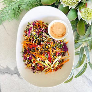 Christmas Summer Coleslaw (V, GF, DF)
