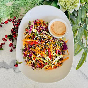 Christmas Summer Slaw (V, GF, DF)
