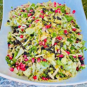 Christmas Roasted Cauliflower & Pistachio Cypriot Salad (V, GF, DF, Vegan) - Rosalie Gourmet Market