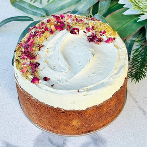 Pistachio & Rosewater Cake (GF)