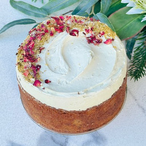 Pistachio & Rosewater Cake (GF)