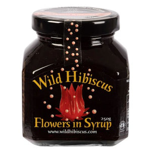 Wild Hibiscus - Flowers in Syrup 250g - Rosalie Gourmet Market