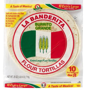 La Banderita Burrito Grande - Flour Tortillas (10 pack) - Rosalie Gourmet Market