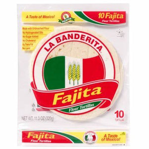 La Banderita Fajita Flour Tortillas (10 pack) - Rosalie Gourmet Market