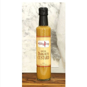 Spiced Dark Rum Custard 250ml - Newcastle Pudding Lady