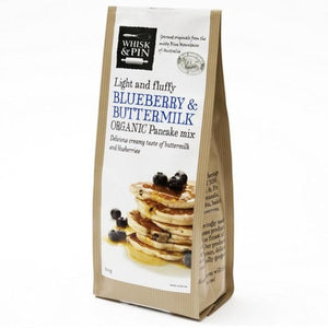 Whisk & Pin - Blueberry & Buttermilk Organic Pancake Mix 400g - Rosalie Gourmet Market