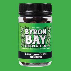 Byron Bay Chocolate Co - Dark Chocolate Ginger - Rosalie Gourmet Market