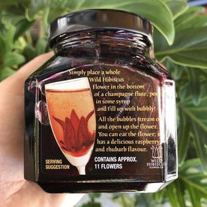 Wild Hibiscus - Flowers in Syrup 250g - Rosalie Gourmet Market
