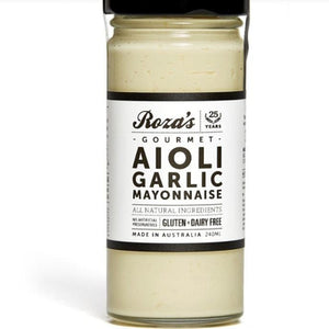 Roza's Aioli Garlic Mayonnaise (GF, DF) - Rosalie Gourmet Market