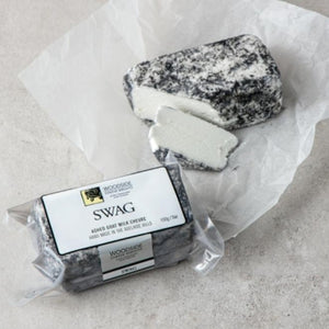 Woodside Swag Ashed Goats Cheese 150g - Rosalie Gourmet Market