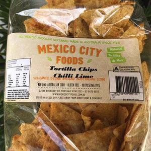 Mexico City Foods - Tortilla Chips - Chilli Lime 300g - Rosalie Gourmet Market