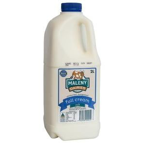 Maleny Milk Full Cream - 2 Litre (Blue Top) - Rosalie Gourmet Market