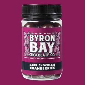 Byron Bay Chocolate Co - Dark Chocolate Cranberries - Rosalie Gourmet Market