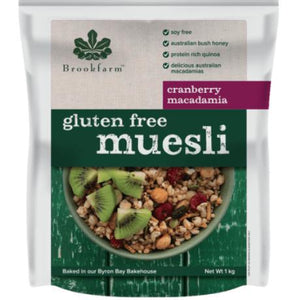 Brookfarm - Gluten Free Muesli - Cranberry Macadamia - 350g - Rosalie Gourmet Market