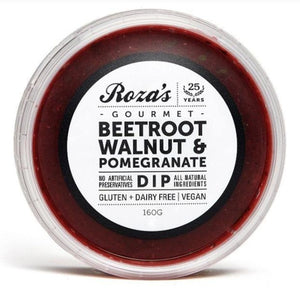 Roza's Beetroot Walnut & Pomegranate Dip (GF, DF, Vegan) - Rosalie Gourmet Market