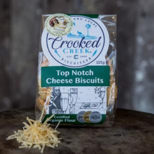 Crooked Creek Biscuits - Top Notch Cheese Biscuits - 125g - Rosalie Gourmet Market