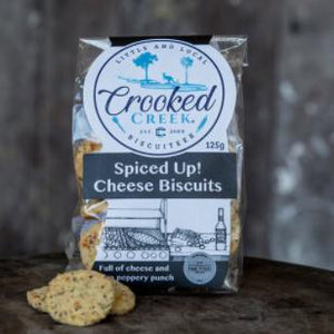 Crooked Creek Biscuits - Spiced Up Cheese Biscuits - 125g - Rosalie Gourmet Market