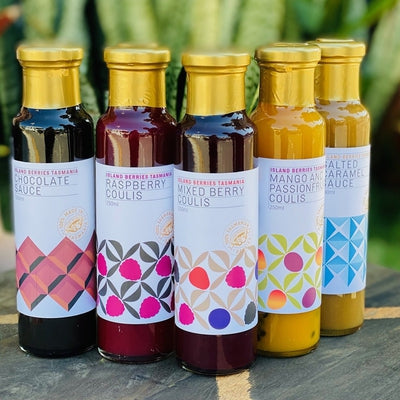 Island Berries Tasmania Coulis 250ml Mixed Berry