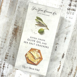 Fine Cheese Co Extra Virgin Olive Oil & Sea Salt Crackers 125g - Rosalie Gourmet Market