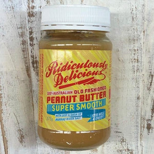 Ridicously Delicious Peanut Butter Super Smooth 375g - Rosalie Gourmet Market